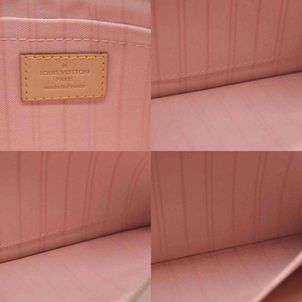 Louis Vuitton Damier Azur Wristlet Clutch in Cream and Gray - Picture 5 of 15